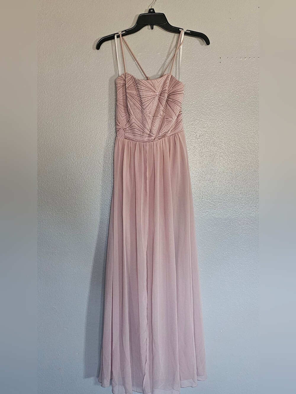 Sweet Storm Blush Pink  Maxi Dress